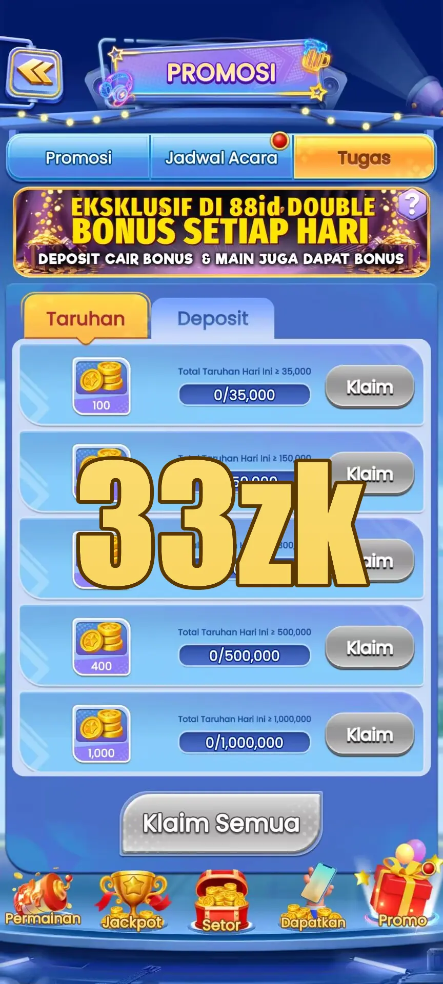 33zk Masuk
